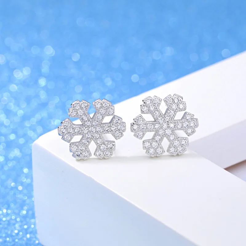 Korean Style Vintange Snowflake Earrings 925 Silver,Simple Cubic Zirconia Temperament Geometry Jewelry Earing For Femme Brinco
Korean Style Vintange Snowflake Earrings 925 Silver,Simple Cubic Zirconia Temperament Geometry Jewelry Earing For Femme Brinco