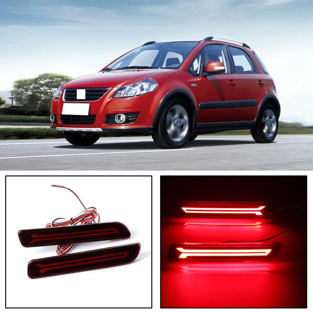 CAPQX 1 Pair For Suzuki Ertiga Ciza Vitara S-Cross Splash SX4 Rear Bumper LED Reflector Light Brake Warning Lamp Tail Stop Light
CAPQX 1 Pair For Suzuki Ertiga Ciza Vitara S-Cross Splash SX4 Rear Bumper LED Reflector Light Brake Warning Lamp Tail Stop Light