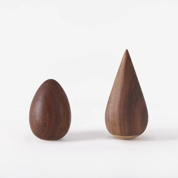Creative gifts solid wood home tumbler round conical walnut paperweight wood carving ornaments
Creative gifts solid wood home tumbler round conical walnut paperweight wood carving ornaments