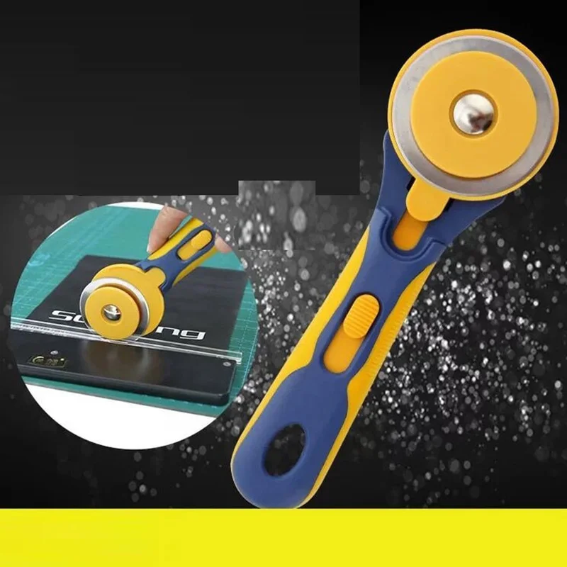 1pc 60mm Rotary Round Cutter For Patchwork Sewing Fabric Quilting Leather Craft Fabric Cutting Craft Tool Leather Craft Tool
1pc 60mm Rotary Round Cutter For Patchwork Sewing Fabric Quilting Leather Craft Fabric Cutting Craft Tool Leather Craft Tool