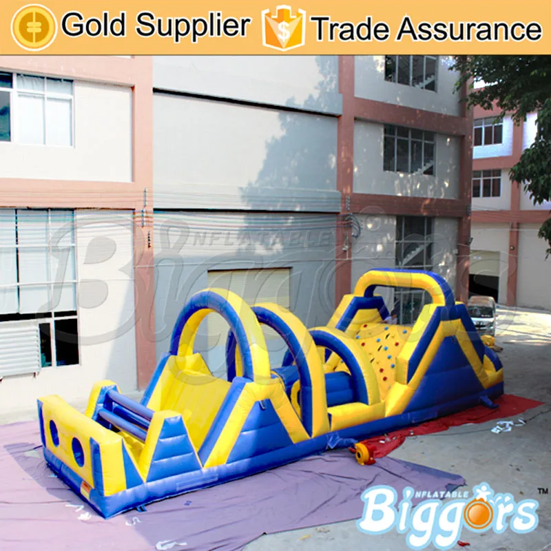 PVC Inflatable Obstacle Course sport games Inflatable Bouncy Castle Combo Slide for funny game