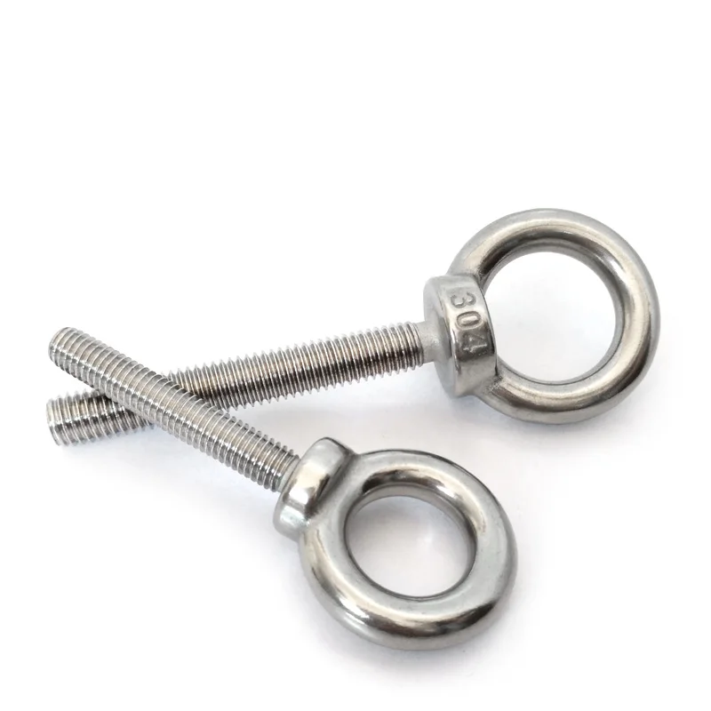 5PCS/LOT M8*16/20/25/30/35/40/50MM 304 Stainless Steel Lifting Eye Bolts Ring Screw Loop Hole for Cable Rope Lifting
5PCS/LOT M8*16/20/25/30/35/40/50MM 304 Stainless Steel Lifting Eye Bolts Ring Screw Loop Hole for Cable Rope Lifting