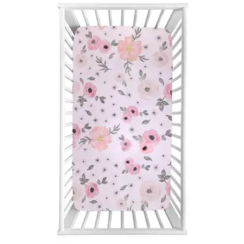 Crib Fitted Sheet Soft Breathable Baby Bed Mattress Cover Printing Newborn Bedding For Cot
Crib Fitted Sheet Soft Breathable Baby Bed Mattress Cover Printing Newborn Bedding For Cot