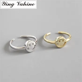 ying Vahine New Luxury Brand 925 Silver Jewelry Smiling Face Rings for Women bague femme argent 925
ying Vahine New Luxury Brand 925 Silver Jewelry Smiling Face Rings for Women bague femme argent 925