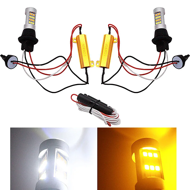 BA15s 1156 P21W BAU15S PY21W S25 42led T20 W21W WY21W 7440 Lamp Daytime Running Light+Turn Signal Dual Mode DRL LED Lights
BA15s 1156 P21W BAU15S PY21W S25 42led T20 W21W WY21W 7440 Lamp Daytime Running Light+Turn Signal Dual Mode DRL LED Lights