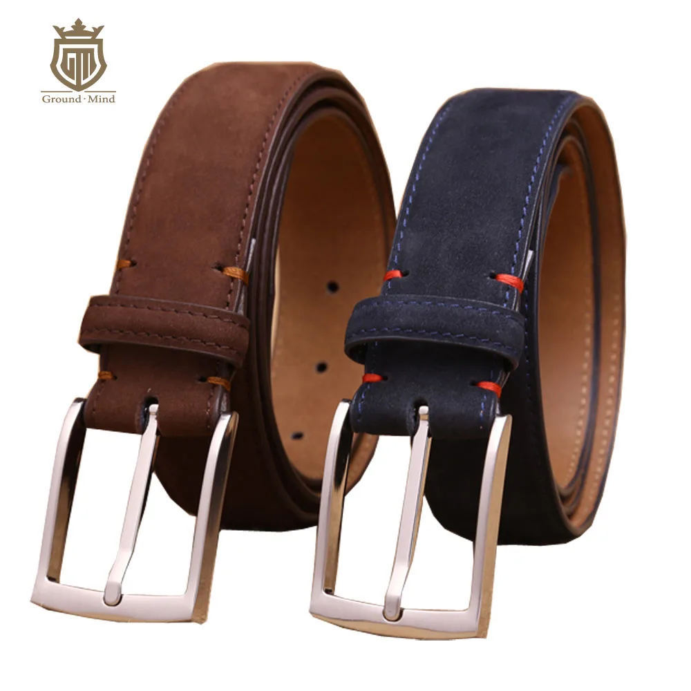 luxury men's first layer cowhide nubuck leather belt high quality designer suede-like genuine leather for dress/business
luxury men's first layer cowhide nubuck leather belt high quality designer suede-like genuine leather for dress/business