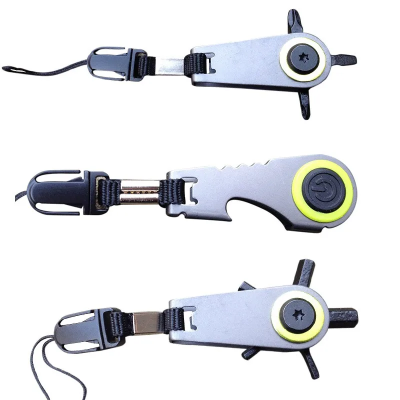 Outdoor Multi Function Tools Compact Utility Camping Cycling Knife Screwdriver LED Travel Keychain With Mini Knife Tools
Outdoor Multi Function Tools Compact Utility Camping Cycling Knife Screwdriver LED Travel Keychain With Mini Knife Tools