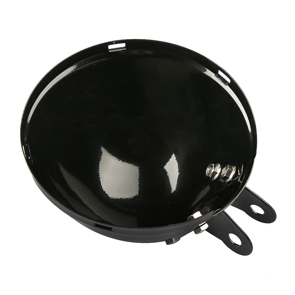 Mayitr 5.75" 5 3/4" Round Motorcycle LED Headlight Housing Bucket Shell For Harley Motorcycle Headlamp Bracket Accessories