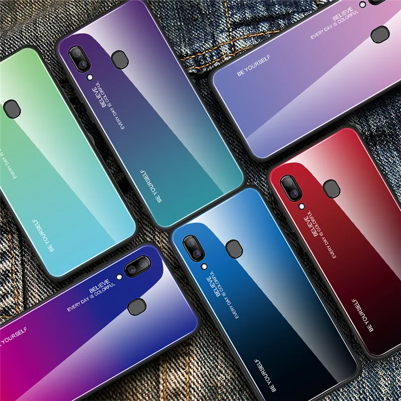 Gradient Glass Phone Case For Samsung Galaxy A60 A50 A40 A30 A20 A20e A70 A6 Plus A8 A9 J6 J8 2018 M10 M20 M30 M40 J4 J6 Plus
Gradient Glass Phone Case For Samsung Galaxy A60 A50 A40 A30 A20 A20e A70 A6 Plus A8 A9 J6 J8 2018 M10 M20 M30 M40 J4 J6 Plus
