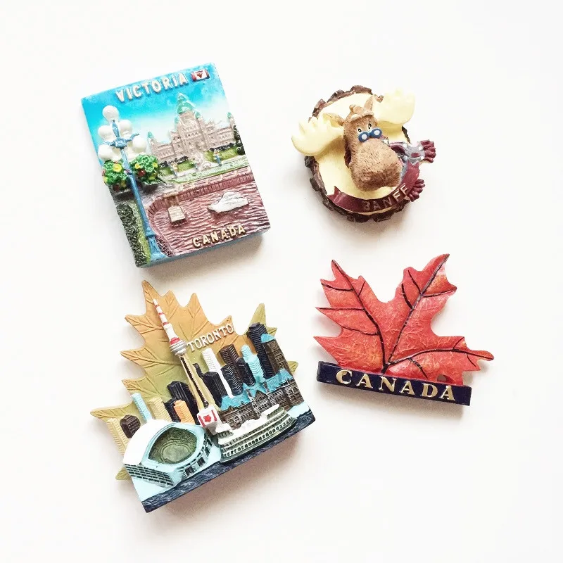 3D Resin Handmade Banff Toronto Victoria Canada Travel Tourist Souvenirs Fridge Magnet Maple Leaf Refrigerator Magnetic Stickers
3D Resin Handmade Banff Toronto Victoria Canada Travel Tourist Souvenirs Fridge Magnet Maple Leaf Refrigerator Magnetic Stickers