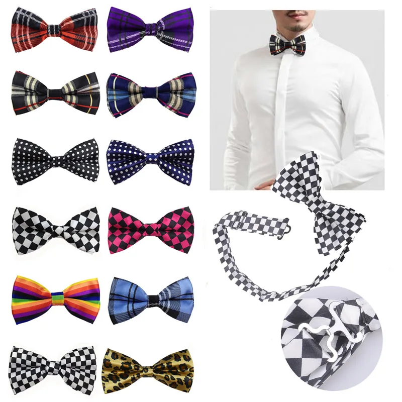 Adjustable Men's Bow Tie Plaid Polka Dots Striped Pre-tied Tuxedo Butterfly Bowtie Formal Neck ties Wedding Party Accessories
Adjustable Men's Bow Tie Plaid Polka Dots Striped Pre-tied Tuxedo Butterfly Bowtie Formal Neck ties Wedding Party Accessories