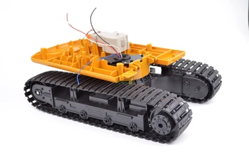 DIY 99 Rotation Plastic Tank Chassis with Rubber Crawler belt Tracked Vehicle Excavator Robot Chassis
DIY 99 Rotation Plastic Tank Chassis with Rubber Crawler belt Tracked Vehicle Excavator Robot Chassis