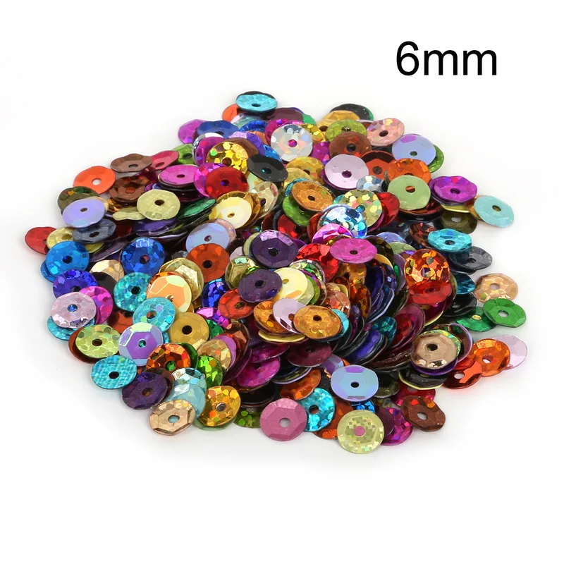 6mm(1500pcs) Round Flat Sequin For Clothing Accssory DIY Craft Scrapbooking Wedding Art Decoration Jewelry Making
6mm(1500pcs) Round Flat Sequin For Clothing Accssory DIY Craft Scrapbooking Wedding Art Decoration Jewelry Making