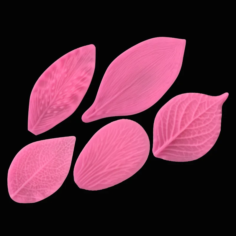 Silica Gel Sugar Cake Mold Solid Leaf Silicone Mold Leaf Veiner Stamp Concrete Molds DIY Clay Flower Tool 5pcs/lot
Silica Gel Sugar Cake Mold Solid Leaf Silicone Mold Leaf Veiner Stamp Concrete Molds DIY Clay Flower Tool 5pcs/lot