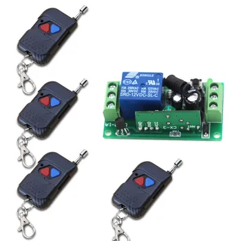 315MHZ 1pcs Wireless Remote Control Switches DC9V 12V 24V Module +4pcs 2-Button RF Remote Controls for Light and Door
315MHZ 1pcs Wireless Remote Control Switches DC9V 12V 24V Module +4pcs 2-Button RF Remote Controls for Light and Door