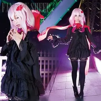 HOT Sell! Yuzuriha Inori Cosplay Costume Fashion Black Full Set Dress+Scarf Anime Uniform Free Shipping
HOT Sell! Yuzuriha Inori Cosplay Costume Fashion Black Full Set Dress+Scarf Anime Uniform Free Shipping