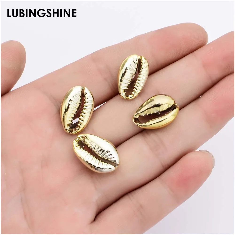 Gold Color Natural Shell Loose Beads Bracelet Connector Silver Shells Beads Charms for Necklace Jewelry Making DIY Findings 10pc
Gold Color Natural Shell Loose Beads Bracelet Connector Silver Shells Beads Charms for Necklace Jewelry Making DIY Findings 10pc