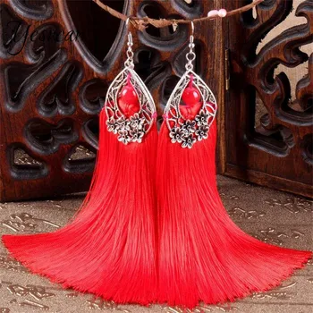 Yesucan Vintage Bohemia Bead Drop Earrings Women Ethnic Irregular Big Circle Silky Long Tassel Dangle Earring for Wedding Party
Yesucan Vintage Bohemia Bead Drop Earrings Women Ethnic Irregular Big Circle Silky Long Tassel Dangle Earring for Wedding Party