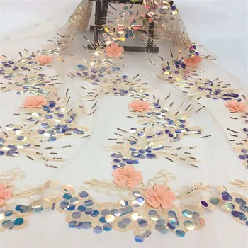 African lace fabric 2019 high quality lace french mesh fabric beaded stones nigerian swiss lace fabrics for dress rf11-51
African lace fabric 2019 high quality lace french mesh fabric beaded stones nigerian swiss lace fabrics for dress rf11-51