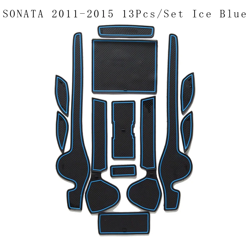 13PCS Rubber Interior Door Groove Mat Non-Slip Cup Pad For Hyundai Sonata 8 2011 2012 2013 2014 2015 Accessories
13PCS Rubber Interior Door Groove Mat Non-Slip Cup Pad For Hyundai Sonata 8 2011 2012 2013 2014 2015 Accessories