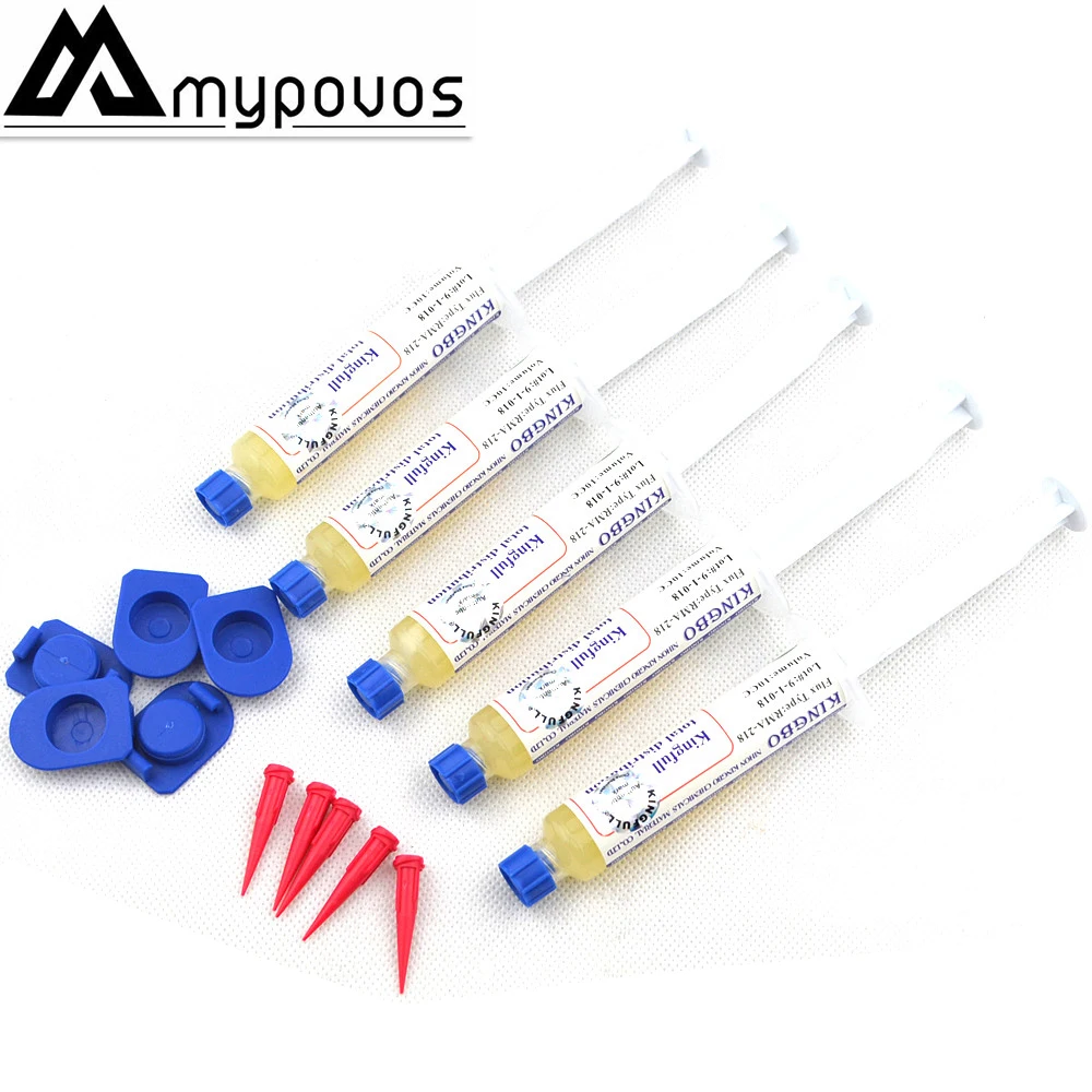 

5pcs/lot Kingbo RMA-218 Flux Paste high quality Solder Flux for BGA solder station Soldering Tin Cream for SMT Reballing