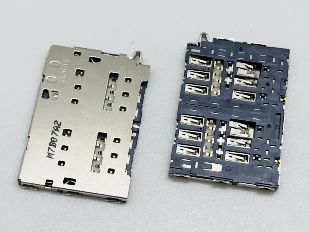 Big card molex Push-push pull LCN S6 P1000 W2013 A1000 W899 Dual SIM Slot Tray Holder Adapter Motherboard FPC Connector Brand nw
Big card molex Push-push pull LCN S6 P1000 W2013 A1000 W899 Dual SIM Slot Tray Holder Adapter Motherboard FPC Connector Brand nw
