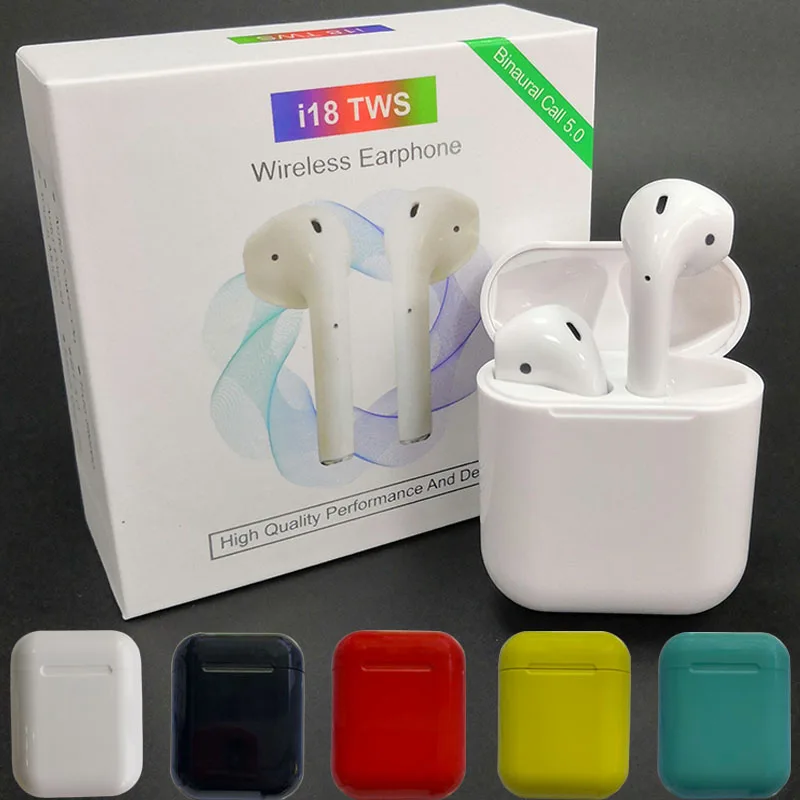 I18 TWS Bluetooth 5.0 Earphones Earbuds Wireless Headsets 3D Sound Touch Control for IOS Android Smart Phone PK I10 I12 I14 TWS
I18 TWS Bluetooth 5.0 Earphones Earbuds Wireless Headsets 3D Sound Touch Control for IOS Android Smart Phone PK I10 I12 I14 TWS
