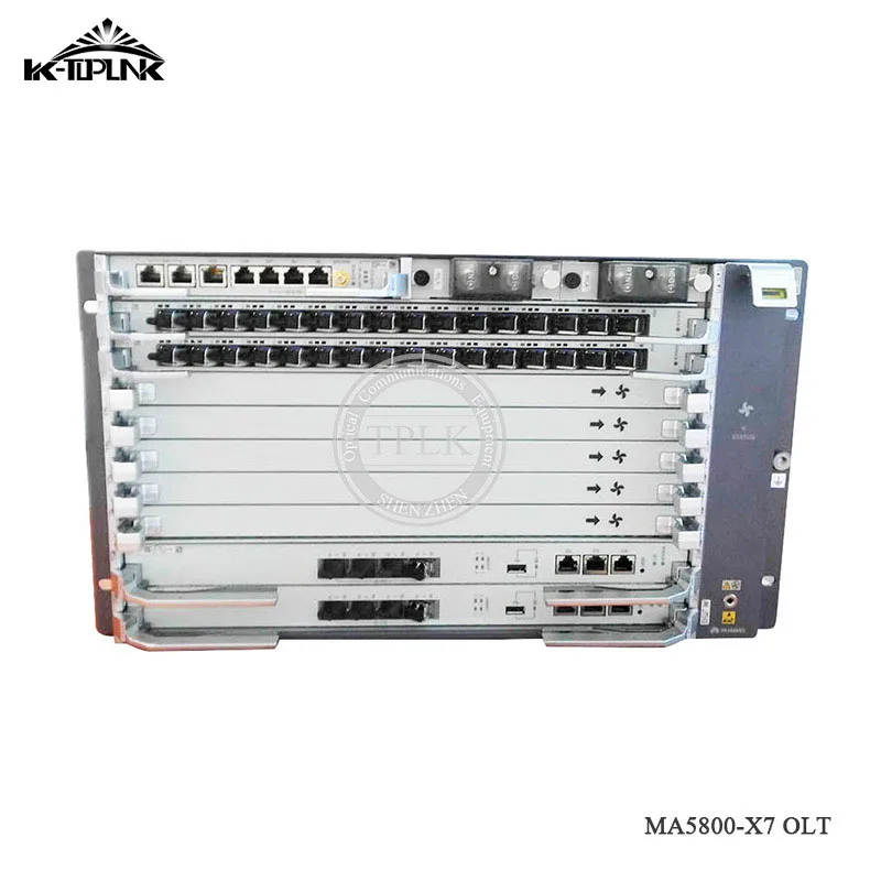 HUA WEI SmartAX MA5800-X7 OLT 10GE EPON/GPON OLT Opitcal Line Terminal,2* MPLA Control with 4*10G ports,2*PILA DC power OLT
HUA WEI SmartAX MA5800-X7 OLT 10GE EPON/GPON OLT Opitcal Line Terminal,2* MPLA Control with 4*10G ports,2*PILA DC power OLT