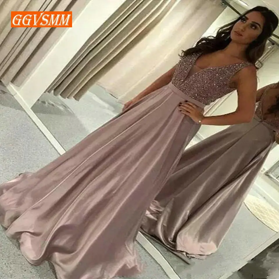 Stylish Hot Pink Long Party Evening Dresses 2019 Evening Gown Women Slim Fit V-Neck Satin Sequin Zipper Formal Prom Dresses Maxi
Stylish Hot Pink Long Party Evening Dresses 2019 Evening Gown Women Slim Fit V-Neck Satin Sequin Zipper Formal Prom Dresses Maxi