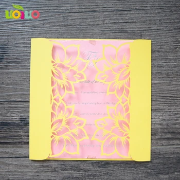 Nice yellow cheap wholesale invitation greeting cards for wedding and party decoration european style with envelop
Nice yellow cheap wholesale invitation greeting cards for wedding and party decoration european style with envelop