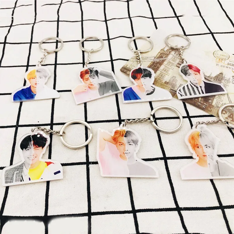 1PC Cute Kpop BTS Bangtan Boys New Album Love Yourself Answer Edition Acrylic Keychain Keyring Pendant
1PC Cute Kpop BTS Bangtan Boys New Album Love Yourself Answer Edition Acrylic Keychain Keyring Pendant