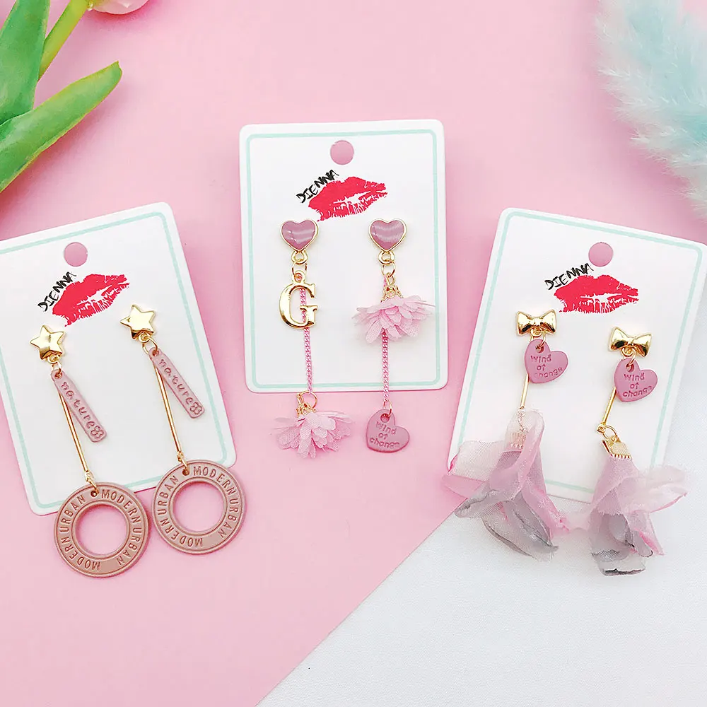 Trendy Statement Drop Earrings for Girls Women Fashion Jewelry Hollow Yarn Pink Flower Geometry Earrings 2018 New Arrivals
Trendy Statement Drop Earrings for Girls Women Fashion Jewelry Hollow Yarn Pink Flower Geometry Earrings 2018 New Arrivals