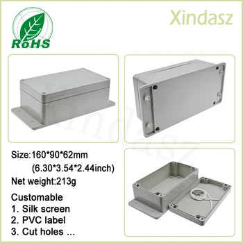 160*90*62mm Wall-Mounting plastic box electronic enclosures project boxes electronic box plastic electronic enclosure
160*90*62mm Wall-Mounting plastic box electronic enclosures project boxes electronic box plastic electronic enclosure