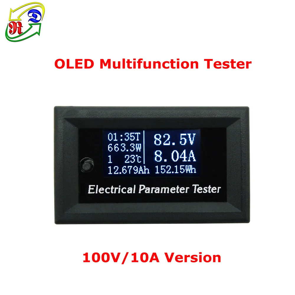 RD 100v/33v10A 7in1 OLED Multifunction Tester Voltage current Time temperature capacity voltmeter Ammeter electrical meter white
RD 100v/33v10A 7in1 OLED Multifunction Tester Voltage current Time temperature capacity voltmeter Ammeter electrical meter white