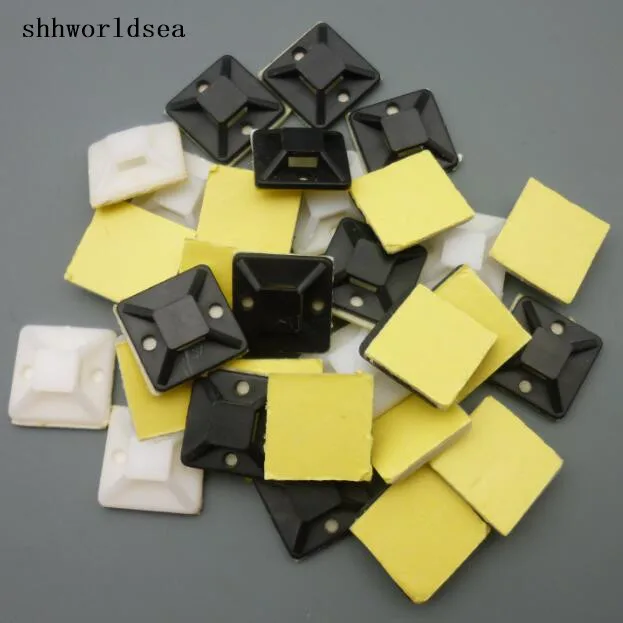 shhworldsea 20*20mm white color black color Self Adhesive Cable Wire Zip Tie Mounts Mounting Base Clamps Clip
shhworldsea 20*20mm white color black color Self Adhesive Cable Wire Zip Tie Mounts Mounting Base Clamps Clip