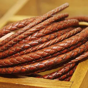 1 Meter Vintage Brown Color 3 4 5mm Round Braided Real Leather Cord String Rope for DIY Leather Bracelets Jewelry Making Finding
1 Meter Vintage Brown Color 3 4 5mm Round Braided Real Leather Cord String Rope for DIY Leather Bracelets Jewelry Making Finding