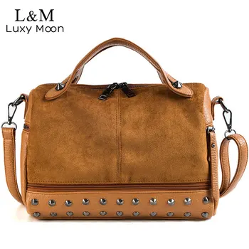 2020 Boston Handbag Women Luxury Brand Designed Matte Leather Rivet Shoulder Bags Autumn Crossbody Bag Bolsos Mujer New XA126H
2020 Boston Handbag Women Luxury Brand Designed Matte Leather Rivet Shoulder Bags Autumn Crossbody Bag Bolsos Mujer New XA126H