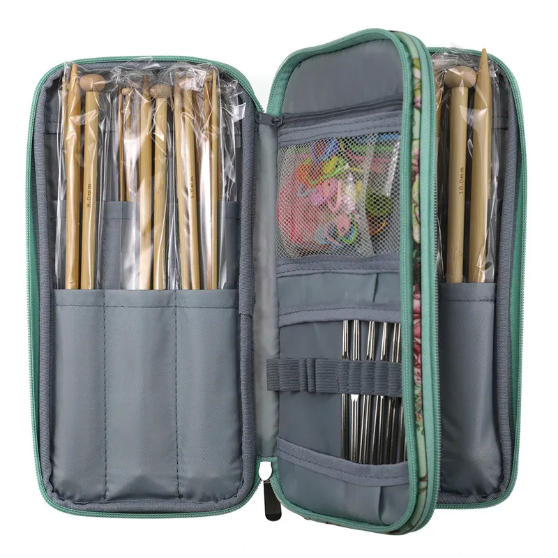 36pcs Straight Bamboo Knitting Needles Set 12pcs 0.6-1.9mm Crochet Hook Set DIY Sewing Accessories with peony flower Storage Bag
36pcs Straight Bamboo Knitting Needles Set 12pcs 0.6-1.9mm Crochet Hook Set DIY Sewing Accessories with peony flower Storage Bag