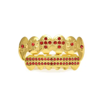 Hip hop Teeth Gold Diamond Tooth 6 Gold-plated Hip Hop Teeth Cap with Diamond Dental Jewelry Braces Dental Teeth #36
Hip hop Teeth Gold Diamond Tooth 6 Gold-plated Hip Hop Teeth Cap with Diamond Dental Jewelry Braces Dental Teeth #36