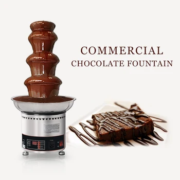 ITOP 150W Chocolate Fountain 4 Tiers Party Hotel Commercial Chocolate Waterfall Fountain CE Certificate 110V/220V/240V
ITOP 150W Chocolate Fountain 4 Tiers Party Hotel Commercial Chocolate Waterfall Fountain CE Certificate 110V/220V/240V