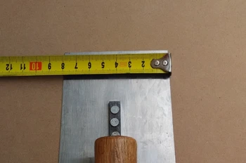 Stainless Steel Blade Wooden Handle Round Corner Plaster Gauging Trowel Construction Concrete Spatula Tool 80*210mm
Stainless Steel Blade Wooden Handle Round Corner Plaster Gauging Trowel Construction Concrete Spatula Tool 80*210mm