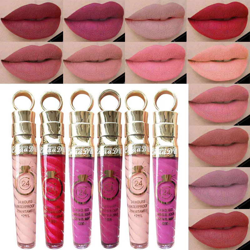 CmaaDu 20 Colors Thread Tube Radish Head Matte Metal Pearl Long-lasting Make-up Lip Gloss Easy to Carry Cosmetic TSLM2
CmaaDu 20 Colors Thread Tube Radish Head Matte Metal Pearl Long-lasting Make-up Lip Gloss Easy to Carry Cosmetic TSLM2