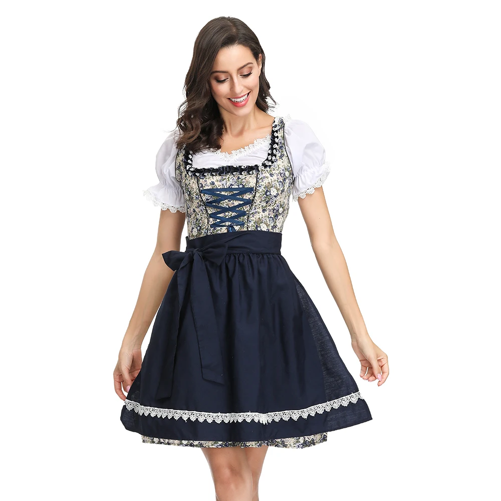 Women German Oktoberfest Beer Girl Costume Bavarian Dirndl Dress With Blouse Apron
Women German Oktoberfest Beer Girl Costume Bavarian Dirndl Dress With Blouse Apron