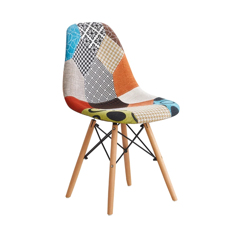 Dining chair reception negotiation armchair modern simple 100 cloth solid wood creative Nordic cloth art chair
Dining chair reception negotiation armchair modern simple 100 cloth solid wood creative Nordic cloth art chair