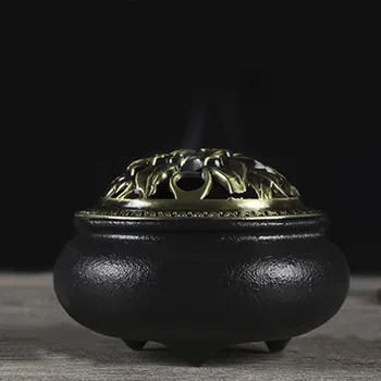Coil Retro Incense Burner Ceramic Incense Holder Creative Home Decor Buddha Buddhist Ornaments Gift Ceramic Statue Censer 60
Coil Retro Incense Burner Ceramic Incense Holder Creative Home Decor Buddha Buddhist Ornaments Gift Ceramic Statue Censer 60