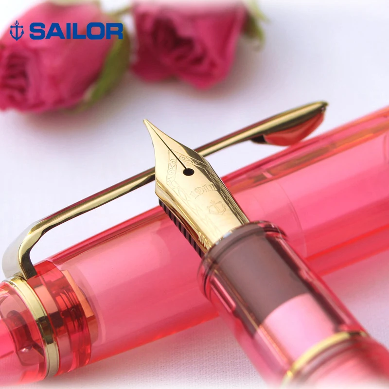 Sailor Japan pink rose edition Stainless Steel nib fountain pen student girly gift
Sailor Japan pink rose edition Stainless Steel nib fountain pen student girly gift