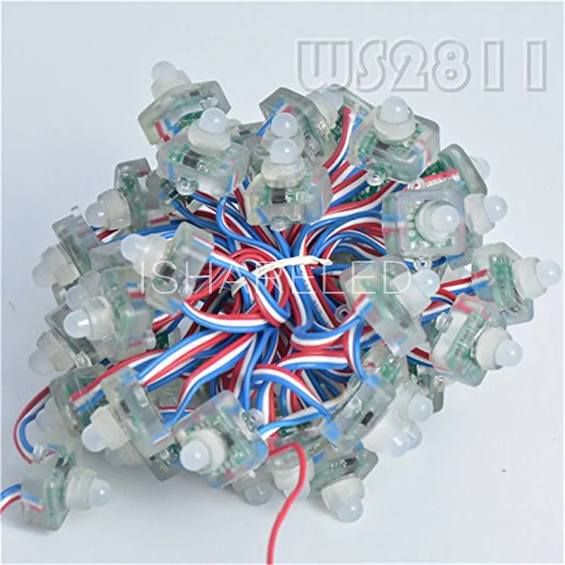50pcs T1515 WS2811 Full Color RGB Pixel LED Module Light String DC Cystal 12V/5V IP68 12mm Waterproof
50pcs T1515 WS2811 Full Color RGB Pixel LED Module Light String DC Cystal 12V/5V IP68 12mm Waterproof