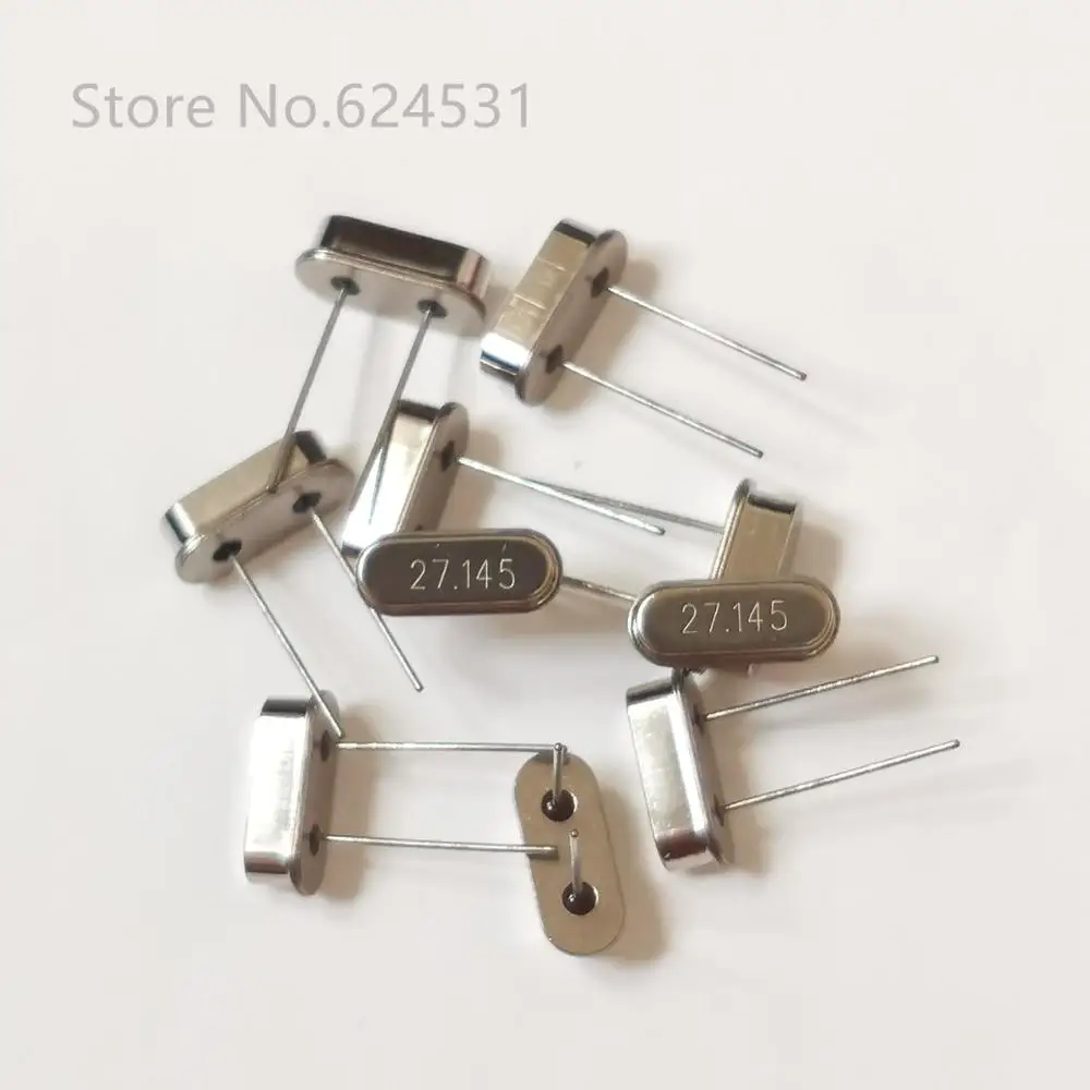 10pcs In-line passive quartz crystal oscillator 27.145M HC-49S S-type DIP2 27.145MHZ resonator
10pcs In-line passive quartz crystal oscillator 27.145M HC-49S S-type DIP2 27.145MHZ resonator
