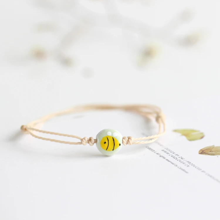 BIGBING Jewelry Fashion ceramic Fruits charm Bracelet Hand knitting bracelet high quality nickel free Free shipping C036
BIGBING Jewelry Fashion ceramic Fruits charm Bracelet Hand knitting bracelet high quality nickel free Free shipping C036