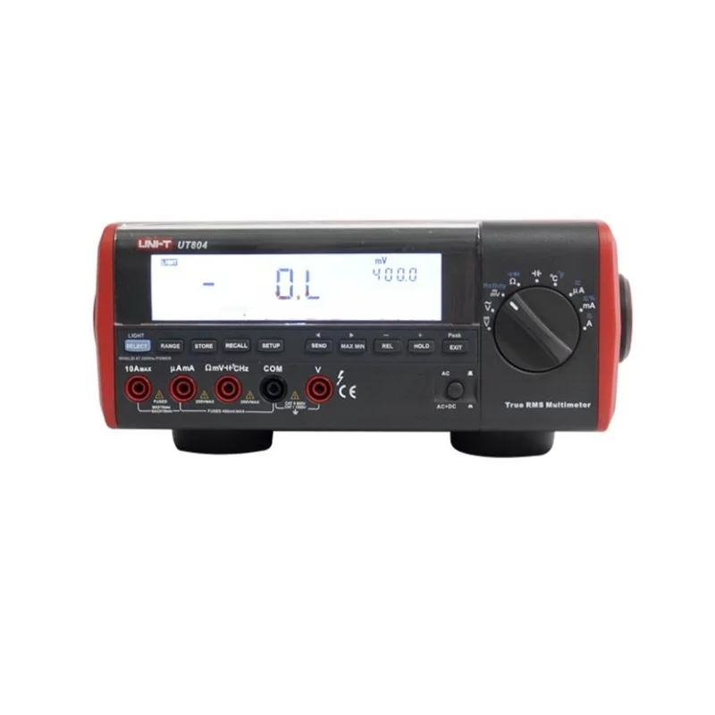UNI-T UT804 LCD Display Bench Type Digital Multimeters Volt Amp Ohm Capacitance Hz 39999 Counts Tester High-Accuracy
UNI-T UT804 LCD Display Bench Type Digital Multimeters Volt Amp Ohm Capacitance Hz 39999 Counts Tester High-Accuracy